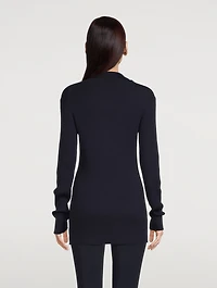 Callisto Silk And Cotton Knit Top