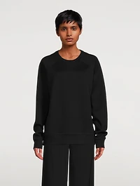 Cashmere-Blend Crewneck Sweater