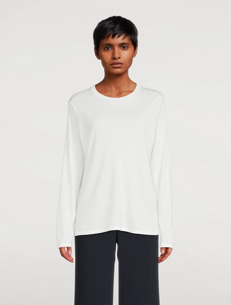 Sherman Cotton Long-Sleeve Top