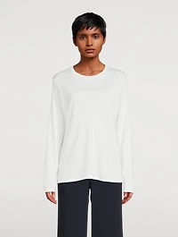 Sherman Cotton Long-Sleeve Top