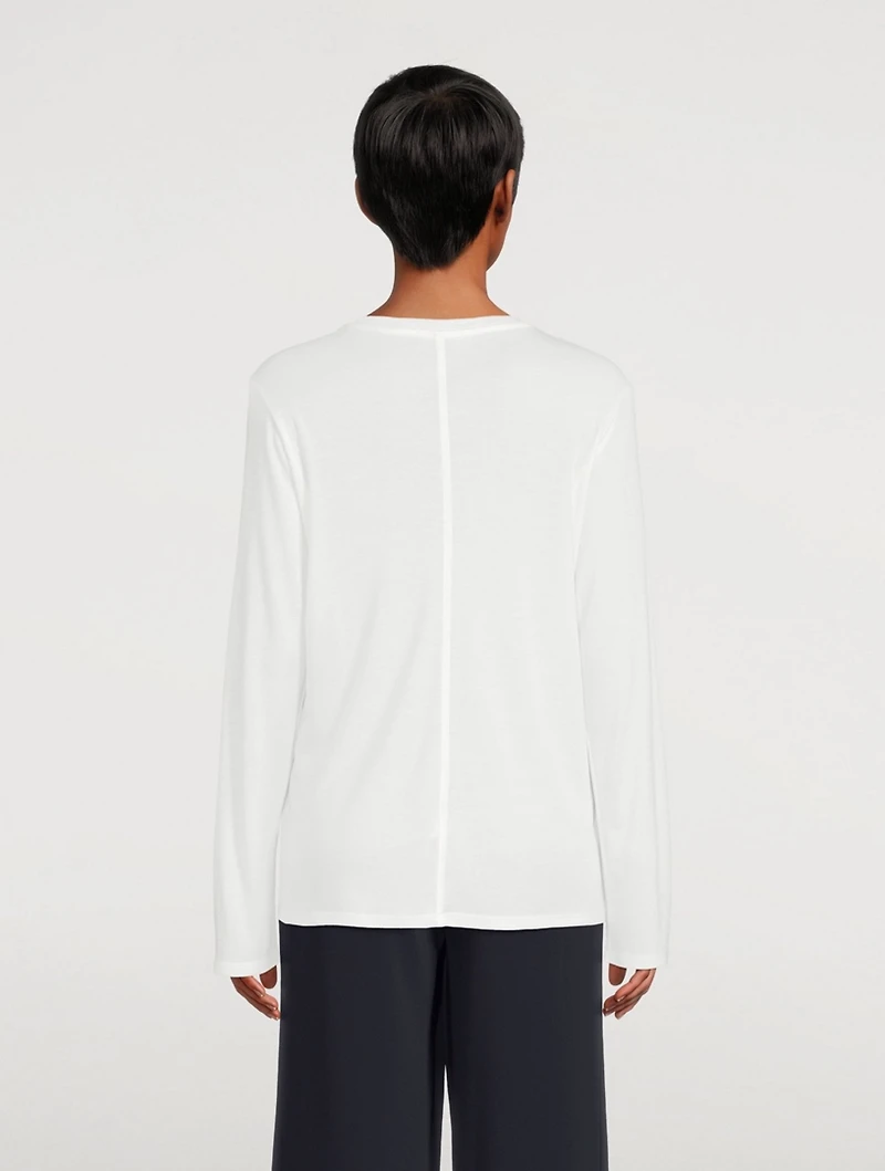 Sherman Cotton Long-Sleeve Top