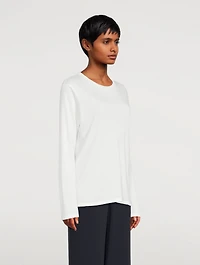 Sherman Cotton Long-Sleeve Top