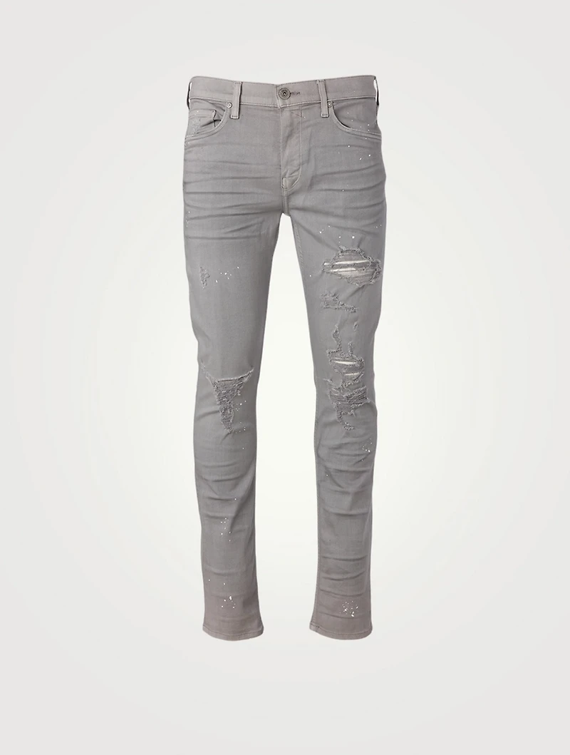 Lennox Destructed Slim-Fit Jeans