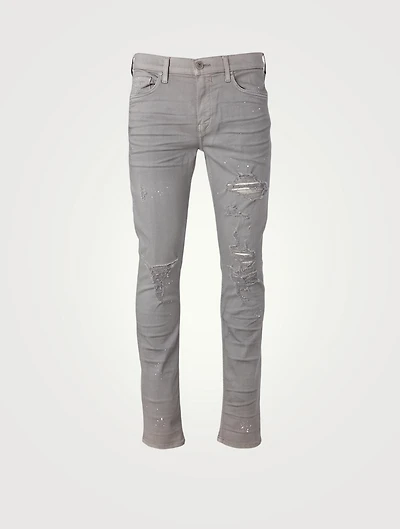 Lennox Destructed Slim-Fit Jeans