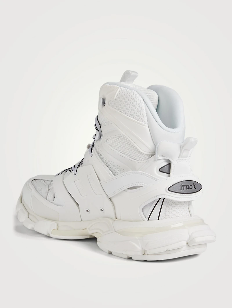 Track Hike Mesh And Nylon High-Top Sneakers