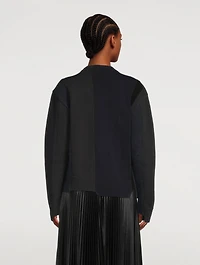 Cotton And Wool Recomposed Sweater