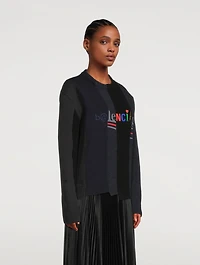 Cotton And Wool Recomposed Sweater