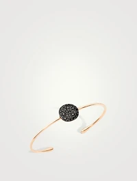 Sabbia 18K Rose Gold Bangle Bracelet With Diamonds