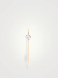 Sabbia 18K Rose Gold Bangle Bracelet With Diamonds