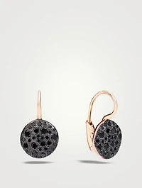 Sabbia 18K Rose Gold Earrings With Diamonds
