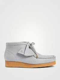 CLARKS ORIGINALS X SPORTY & RICH Wallabee Leather Lace-Up Ankle Boots
