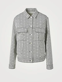4G Jacquard Denim Jacket