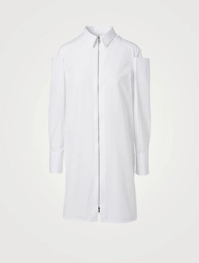 Cotton Faille Shirt Dress