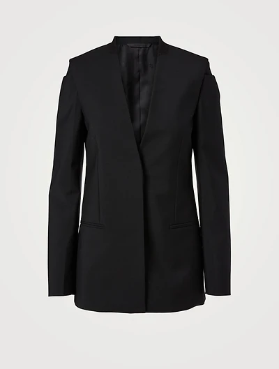 Wool And Mohair Blazer