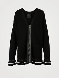 Wool Zip Cardigan