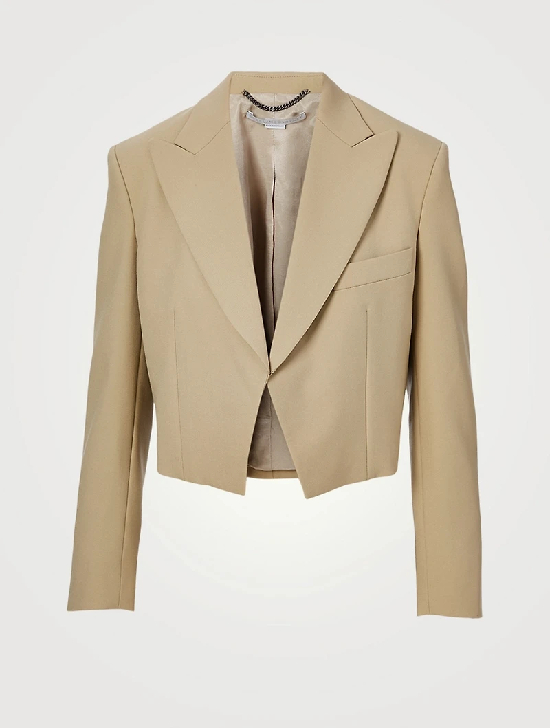 Adley Wool Cropped Blazer