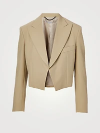 Adley Wool Cropped Blazer
