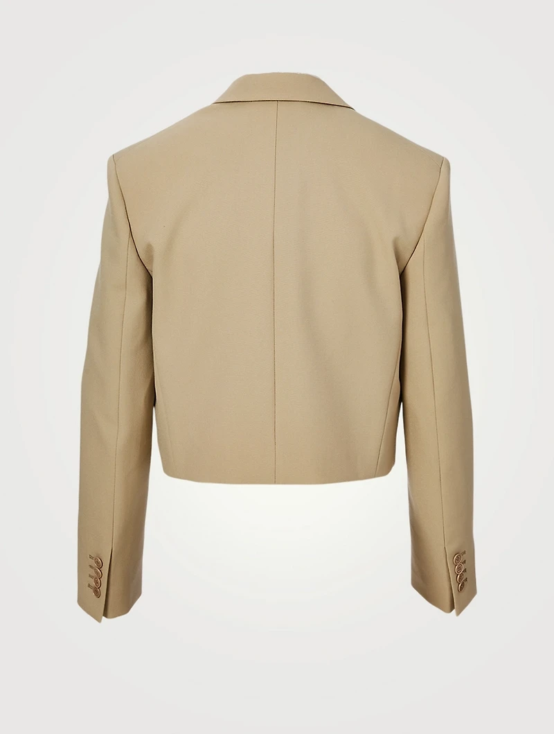 Adley Wool Cropped Blazer