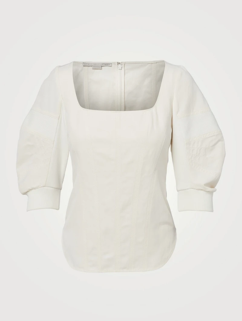 Fiona Cotton And Linen Blouse