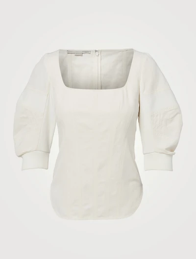 Fiona Cotton And Linen Blouse