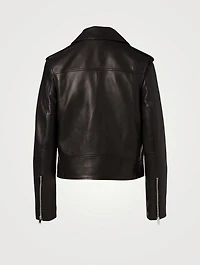 Leather Moto Jacket