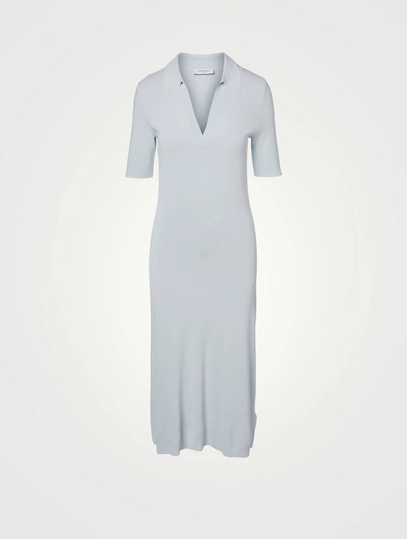 Baize Polo Midi Dress
