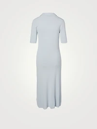 Baize Polo Midi Dress