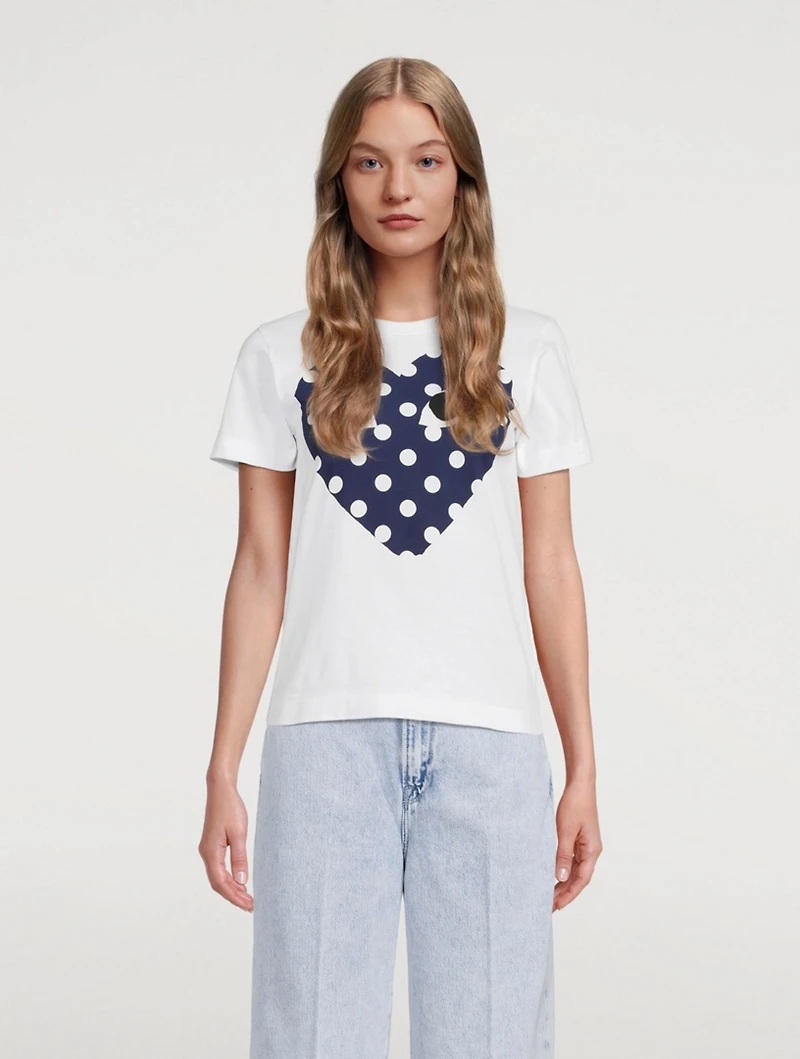 Polka Dot Heart T-Shirt