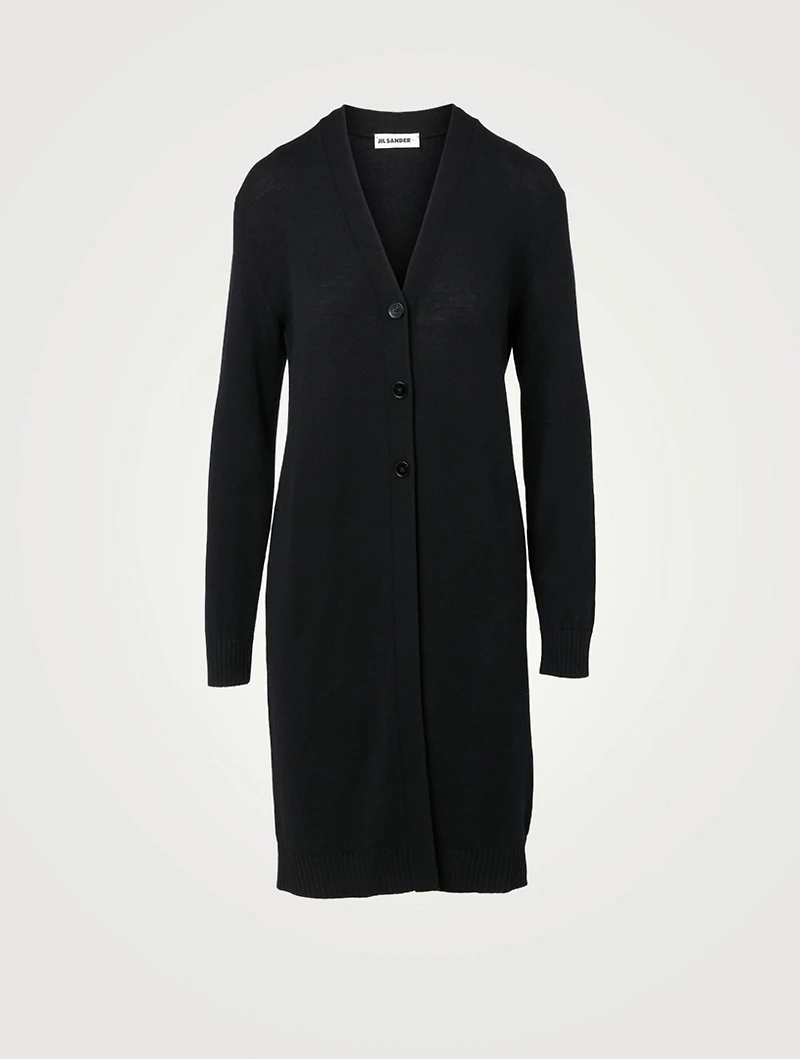 Wool Long Cardigan