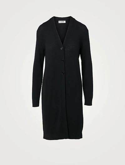 Wool Long Cardigan