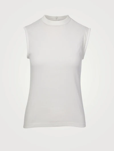 Cotton Jersey Sleeveless Top