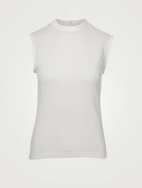 Cotton Jersey Sleeveless Top