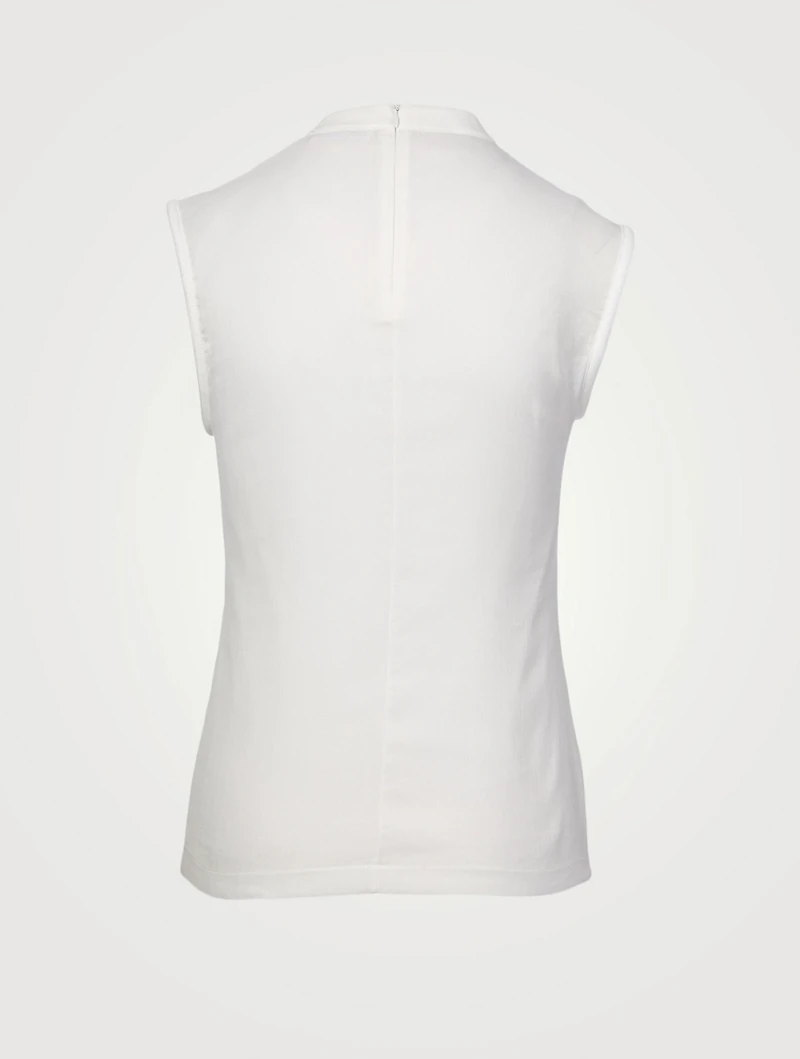 Cotton Jersey Sleeveless Top