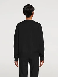 Cotton-Blend Twist Sweater
