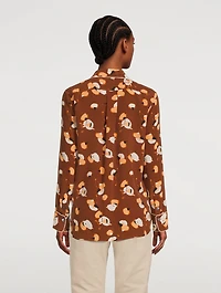 Audete Silk Printed Shirt