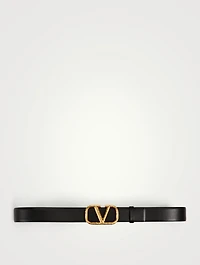 VLOGO Reversible Leather Belt