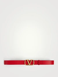 VLOGO Reversible Leather Belt