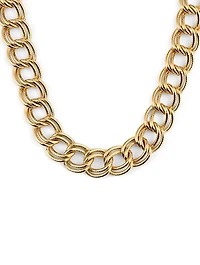 Camelot 14K Goldplated 14-Inch Choker Necklace