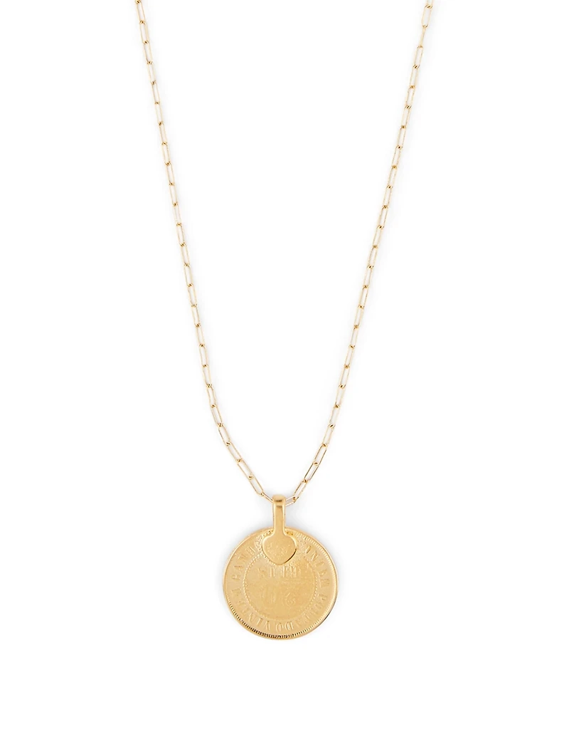 Stargazer 14K Gold Filled Coin Necklace