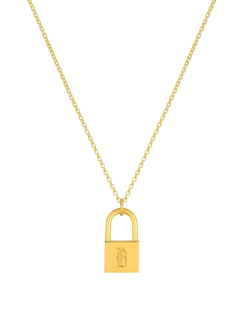 Love Letter 14K Gold Filled B Necklace