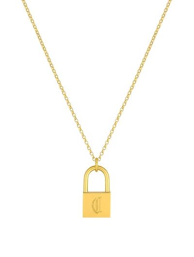 Love Letter 14K Gold Filled C Necklace