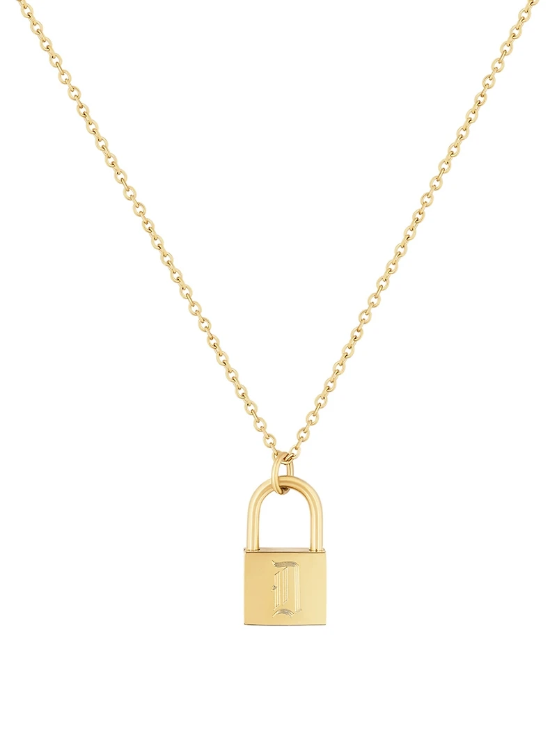 Love Letter 14K Gold Filled D Necklace