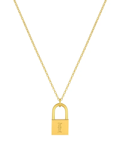 Love Letter 14K Gold Filled E Necklace
