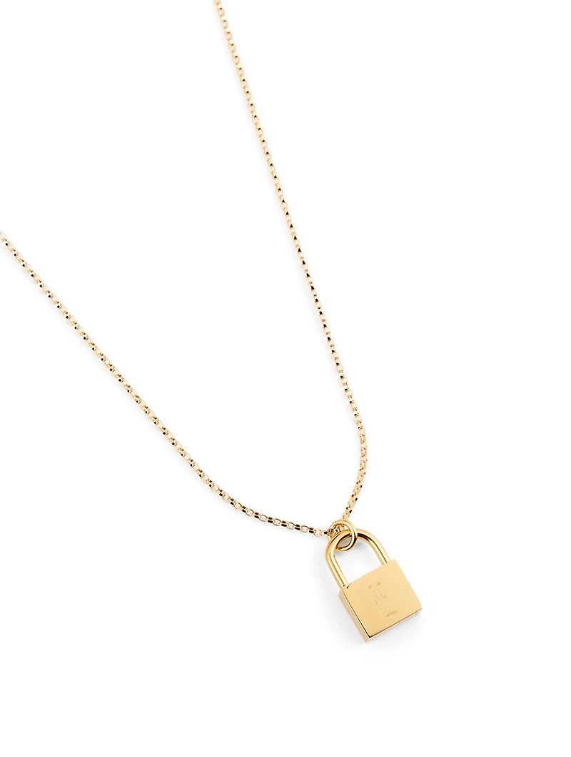 Love Letter 14K Gold Filled E Necklace