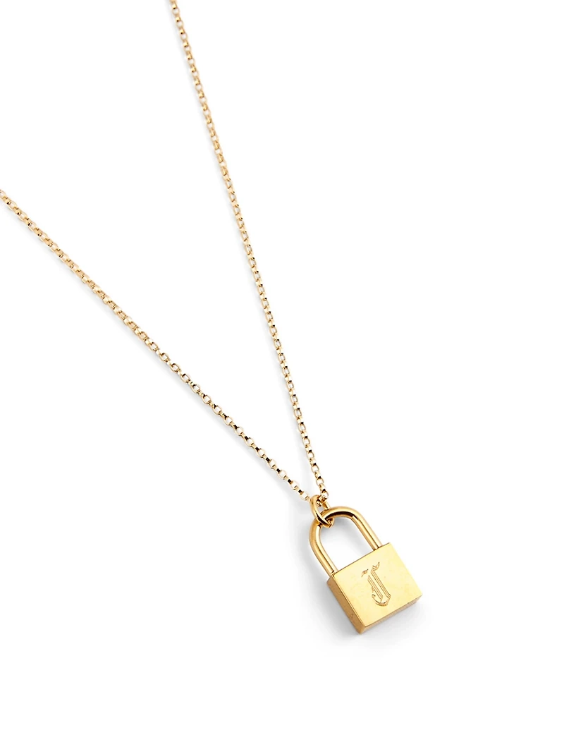 Love Letter 14K Gold Filled J Necklace