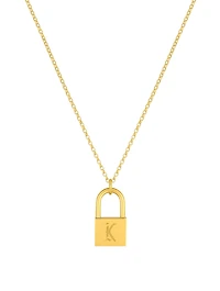 Love Letter 14K Gold Filled K Necklace