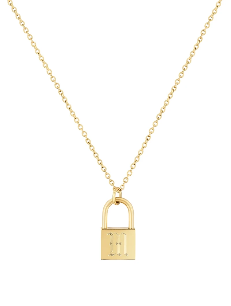 Love Letter 14K Gold Filled M Necklace