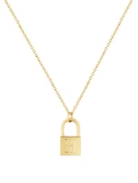 Love Letter 14K Gold Filled M Necklace