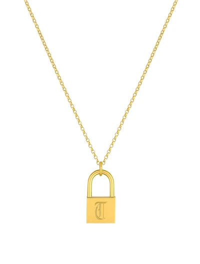 Love Letter 14K Gold Filled T Necklace