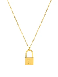 Love Letter 14K Gold Filled T Necklace